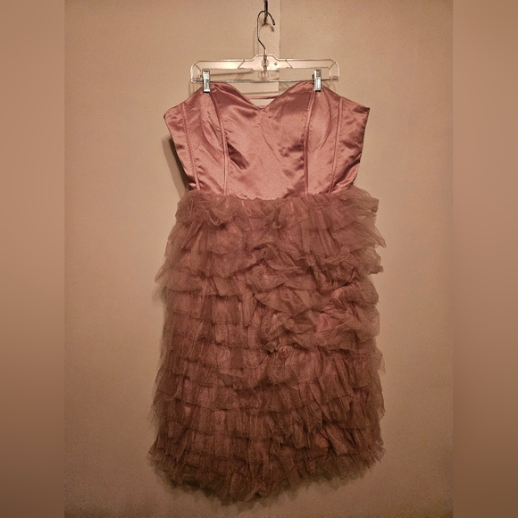Fun Pink Ruffled Dress - Picture 1 of 3